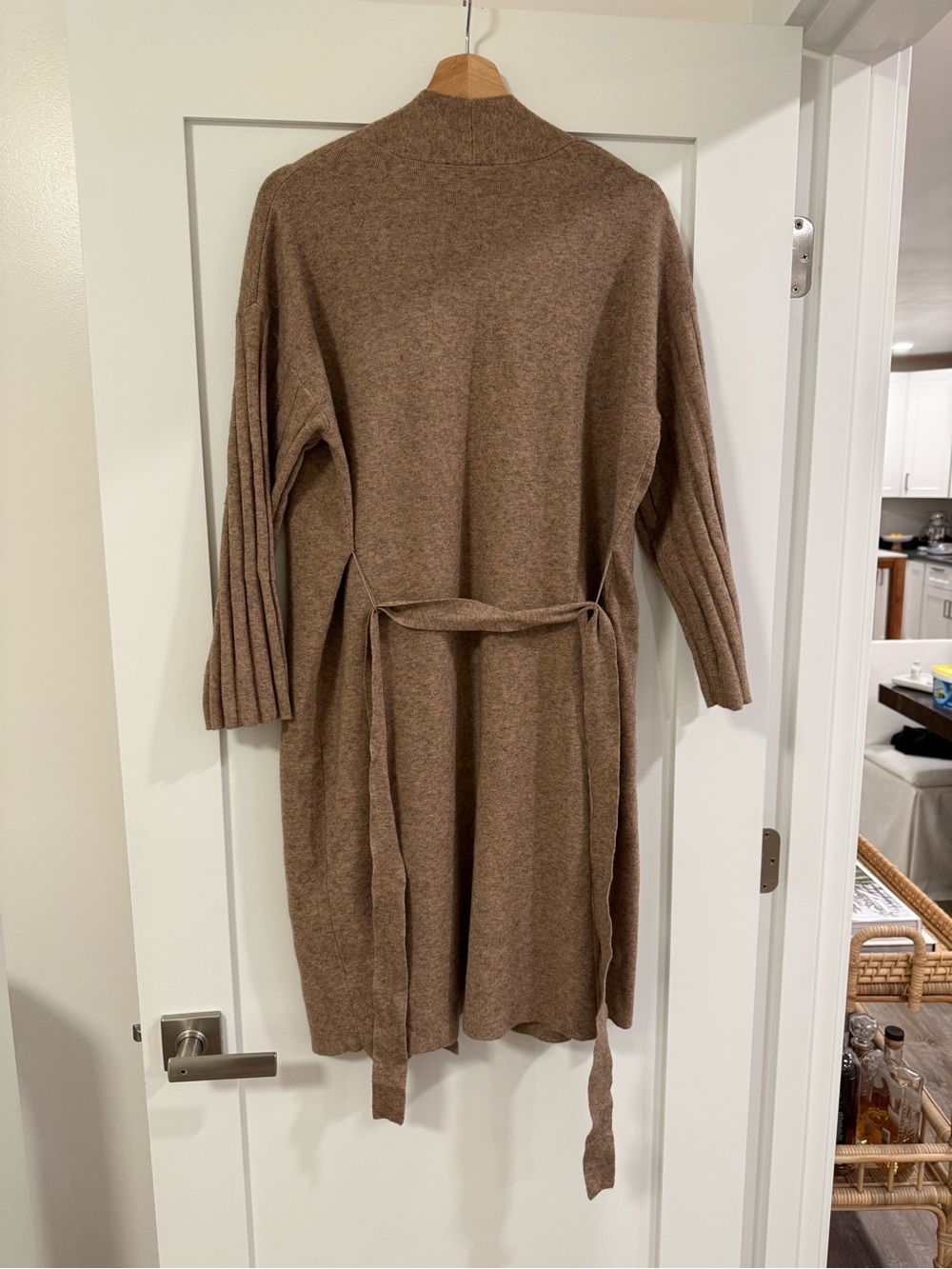 Cozy Women's Rib-Knit Robe - Picture 7 of 7